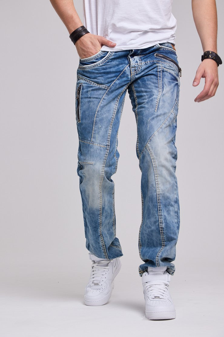C-1150 JEANS STANDARD POUR HOMMES COUPE DROITE