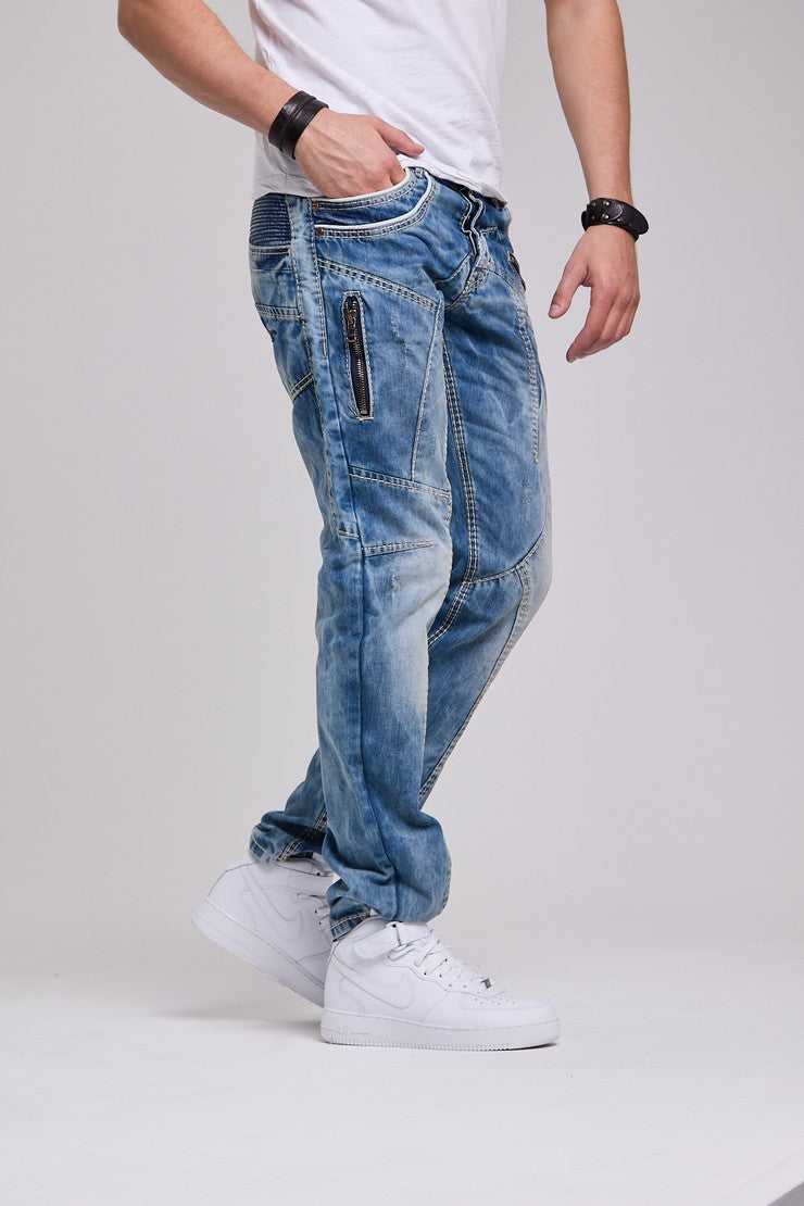 C-1150 JEANS STANDARD POUR HOMMES COUPE DROITE