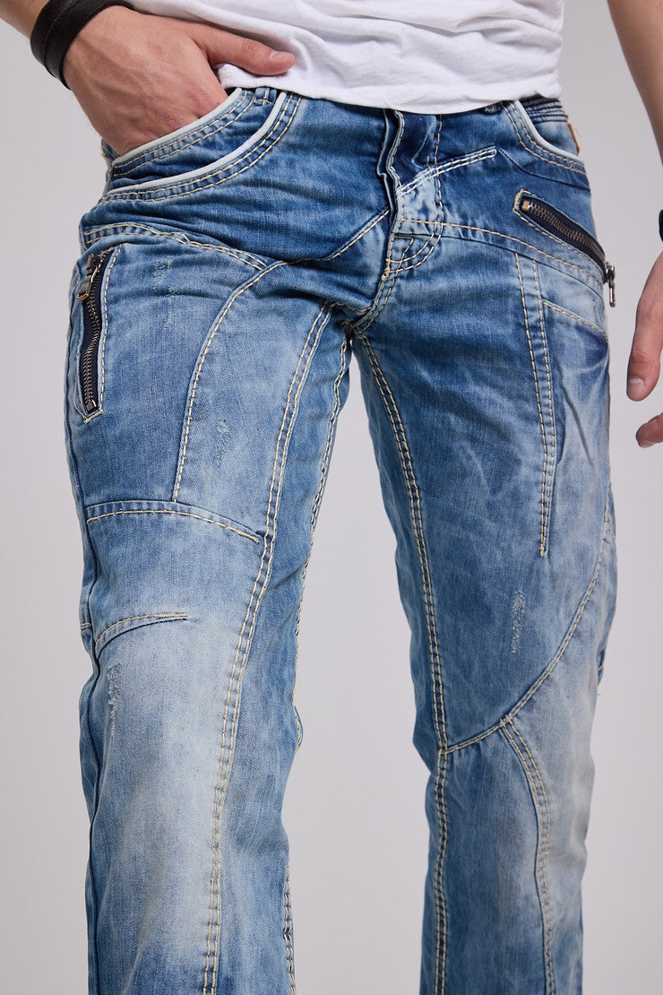 C-1150 JEANS STANDARD POUR HOMMES COUPE DROITE