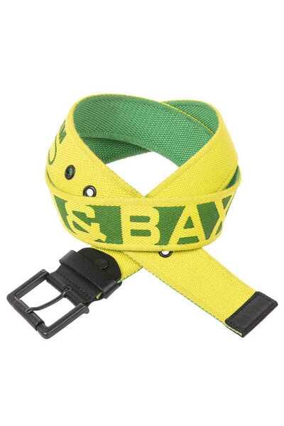 Cintura di tessuto C-2133 Cintura in tessuto Cintura casual con scritte di grande marca