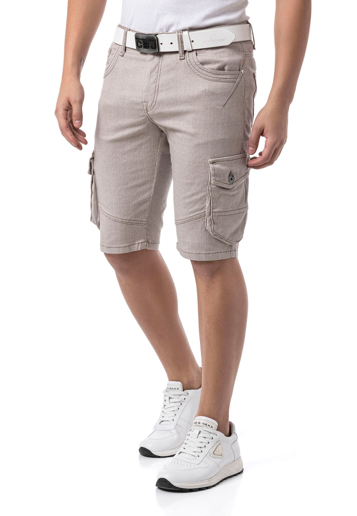 CK297– Uomo Pantaloncino Pantalone con zip