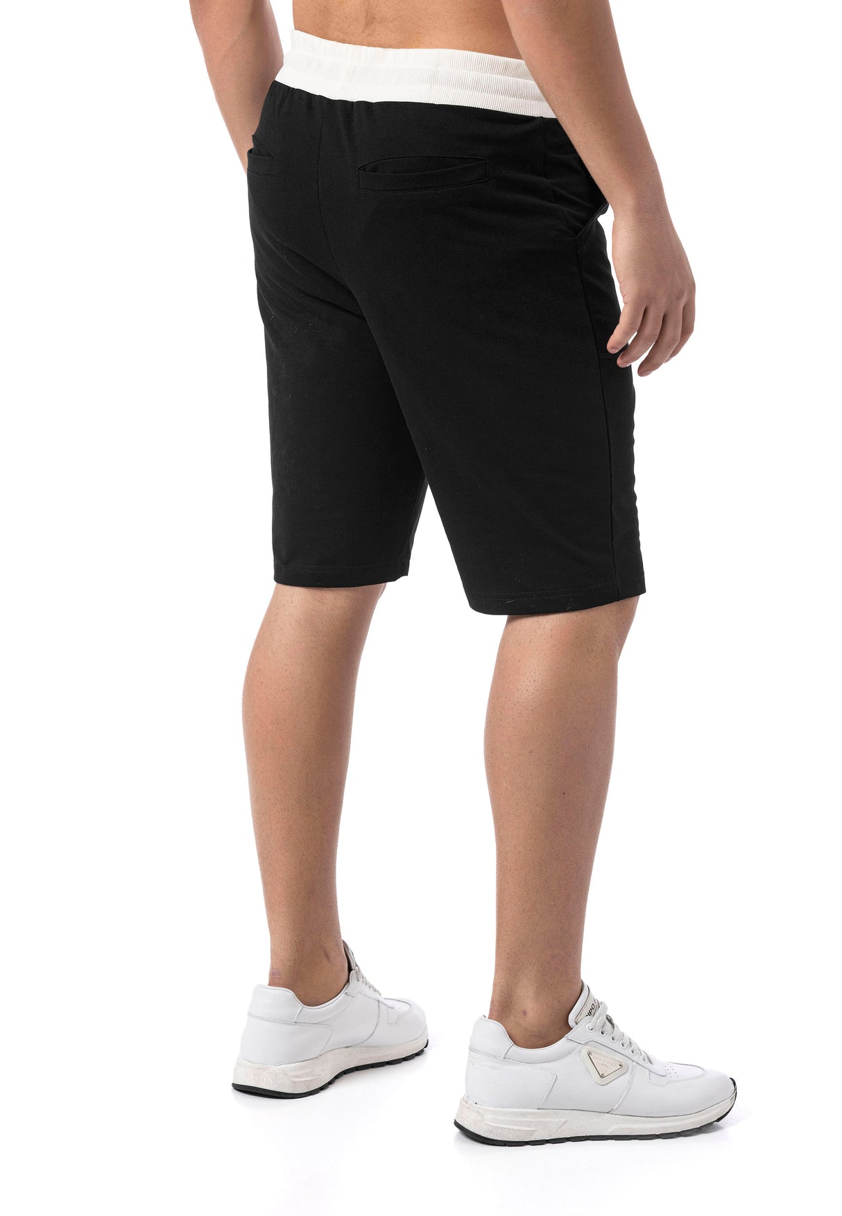 CK300-Uomini Pantaloncini in Straight Fit con ricamo