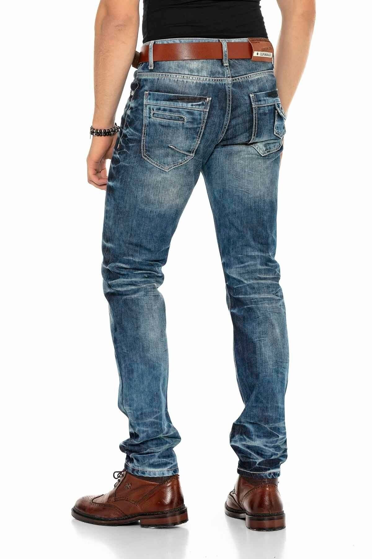 CD328 Comfortabele Heren Jeans in Regular Fit
