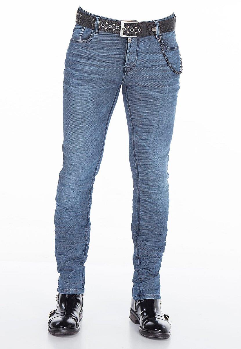 CD374 Herren Röhrenjeans im Slim-Fit Schnitt