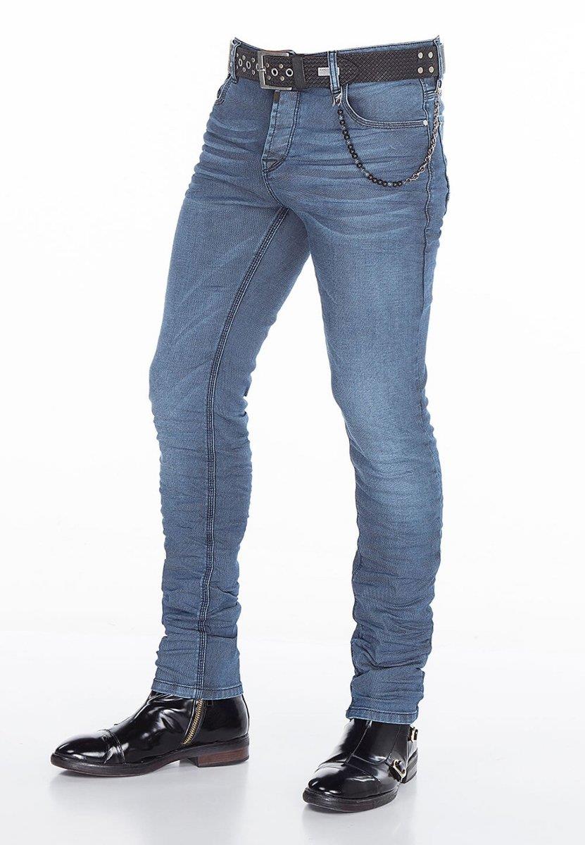 CD374 Herren Röhrenjeans im Slim-Fit Schnitt
