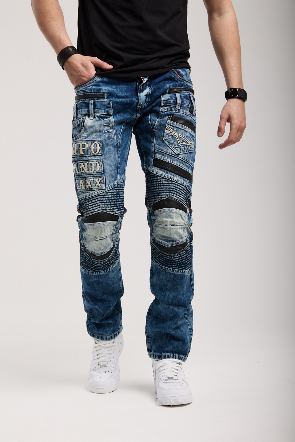 CD637 Herren bequeme Jeans im coolen Look