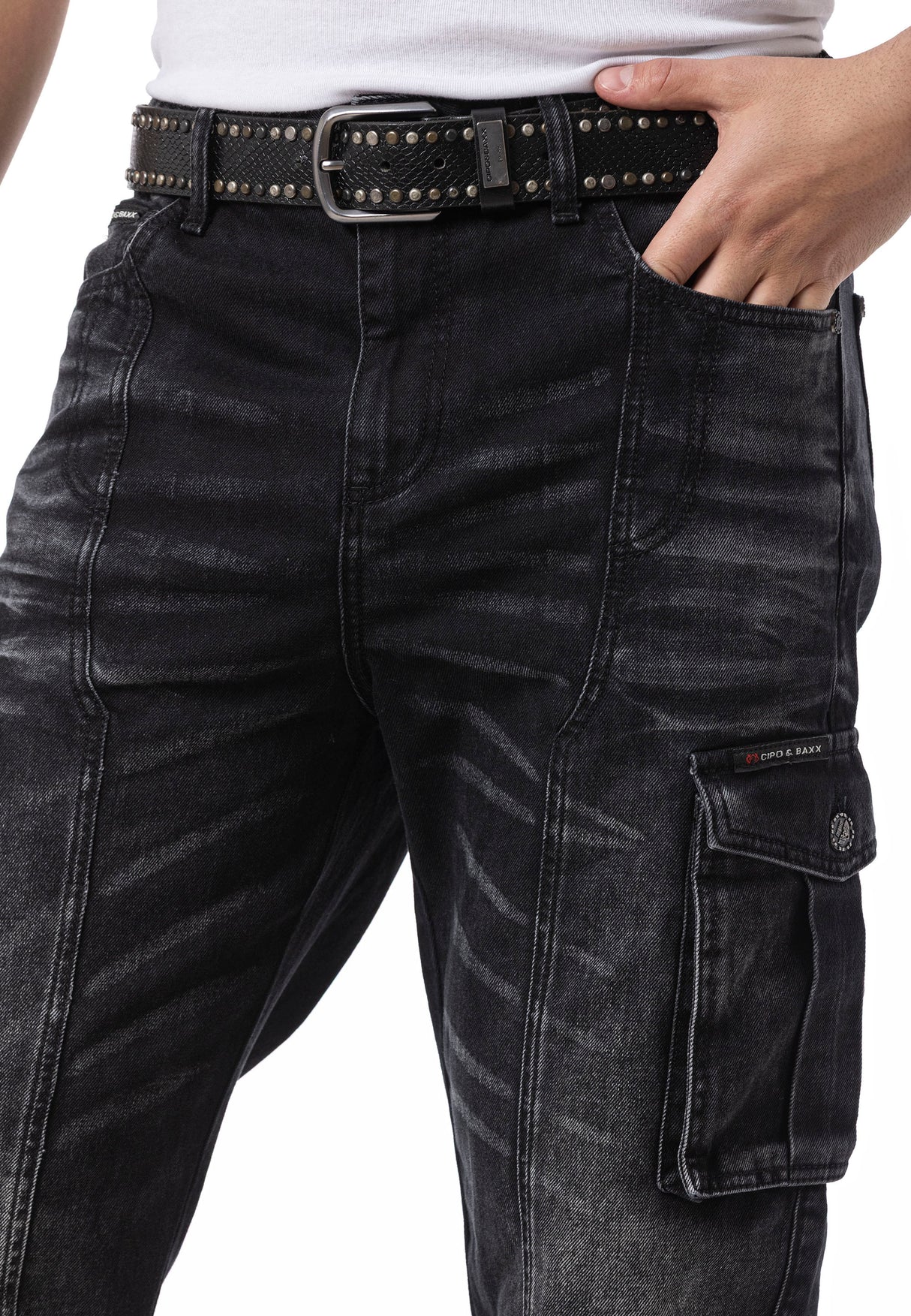 CD897 Herren Jeans – Over Size, Loose Fit, Dirty Wash