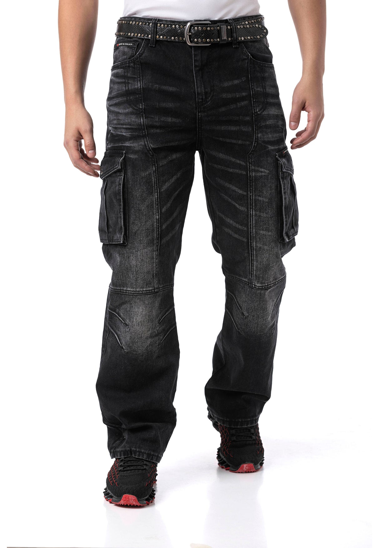 CD897 Herren Jeans – Over Size, Loose Fit, Dirty Wash