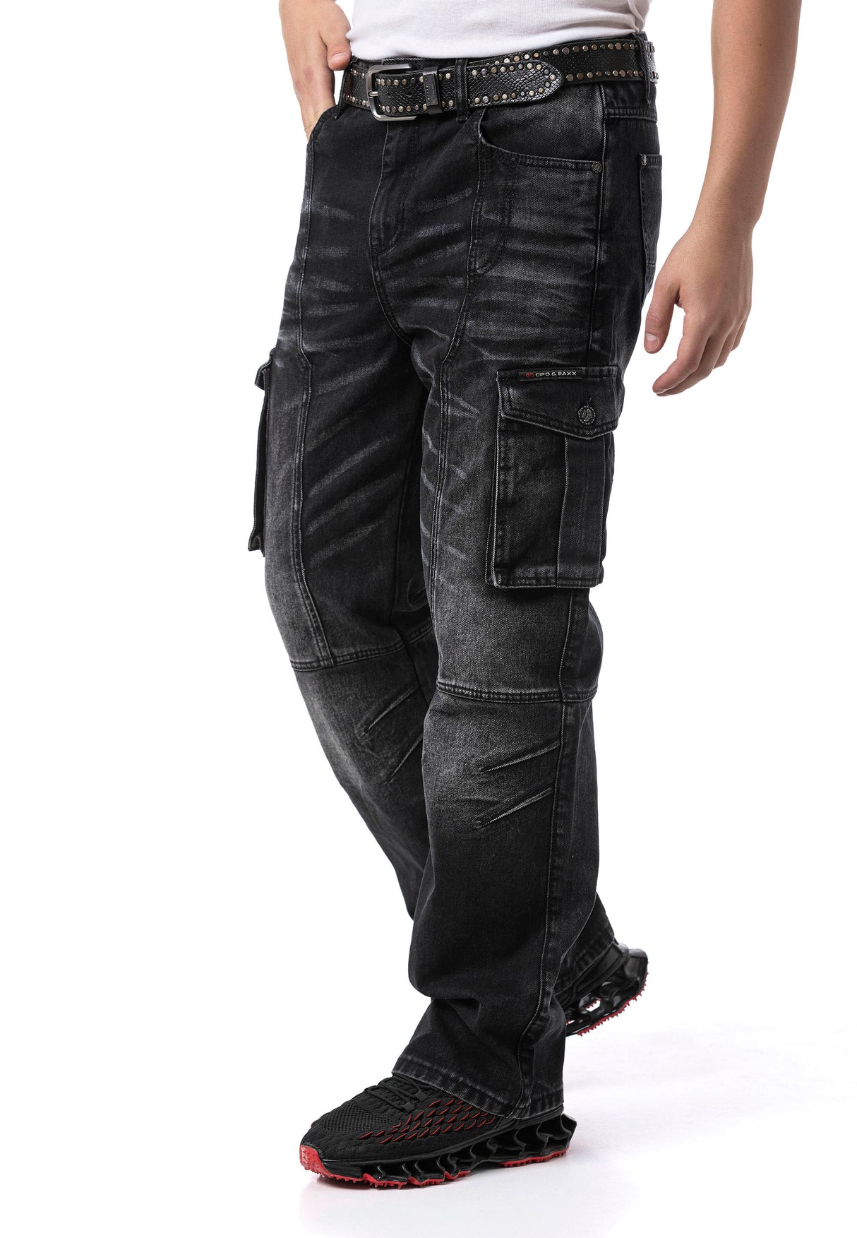 CD897 Herren Jeans – Over Size, Loose Fit, Dirty Wash