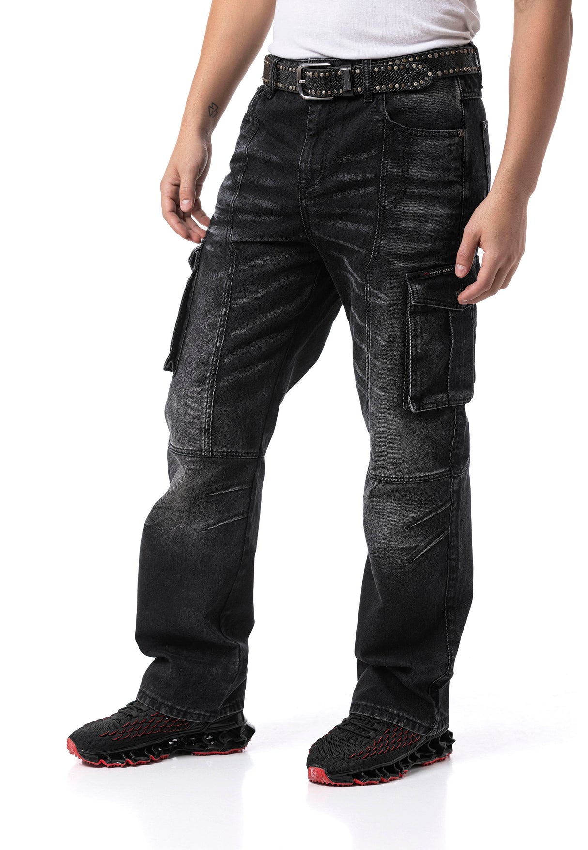 CD897 Herren Jeans – Over Size, Loose Fit, Dirty Wash
