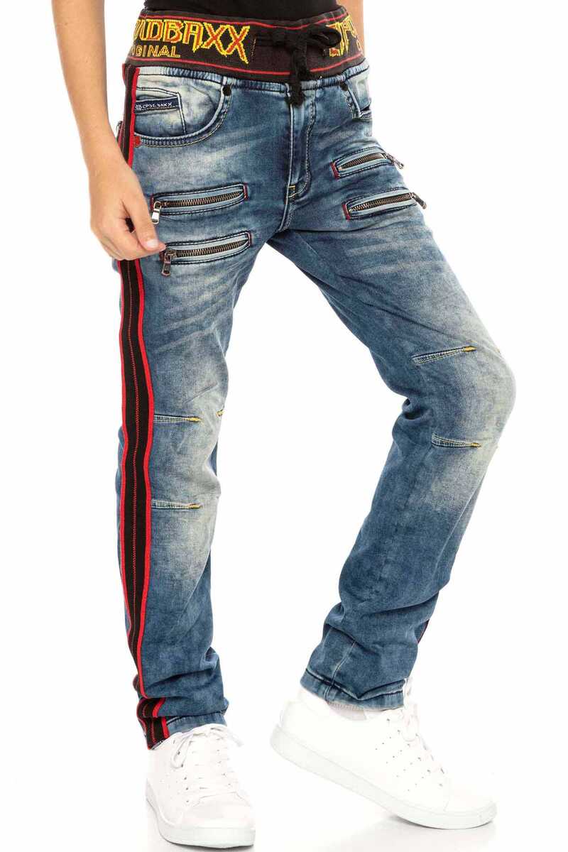 CDK106 Blue Jungen Jeans Fit regolare
