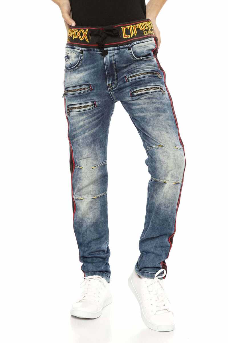 CDK106 Blue Jungen Jeans Fit regolare