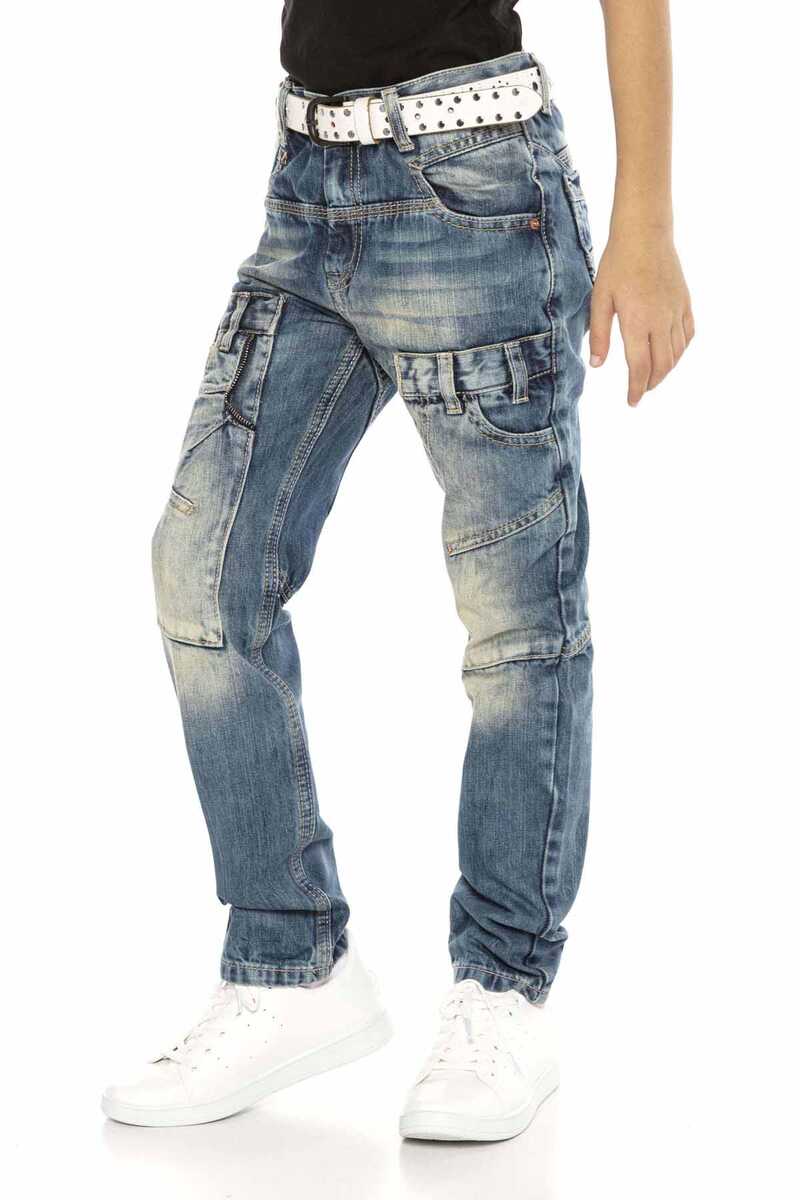 CDK114 Blue Jungen Jeans Fit regolare