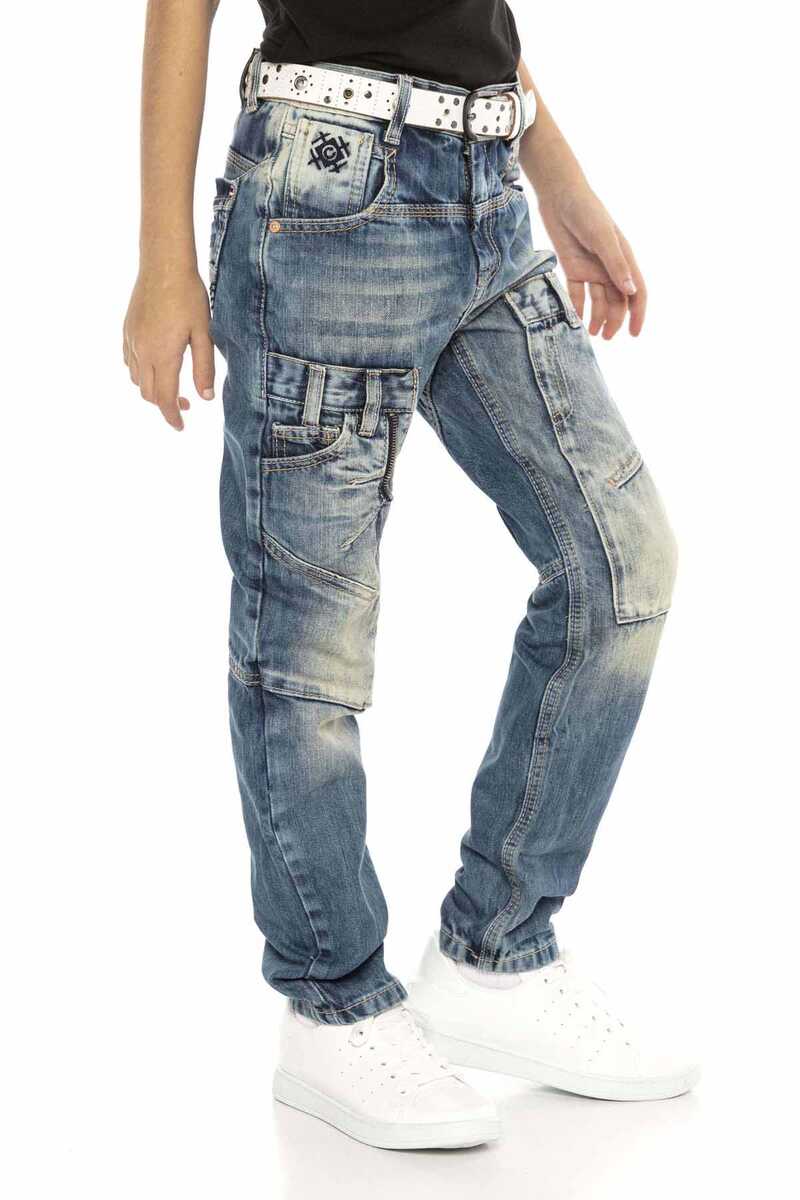 CDK114 Blue Jungen Jeans Fit regolare