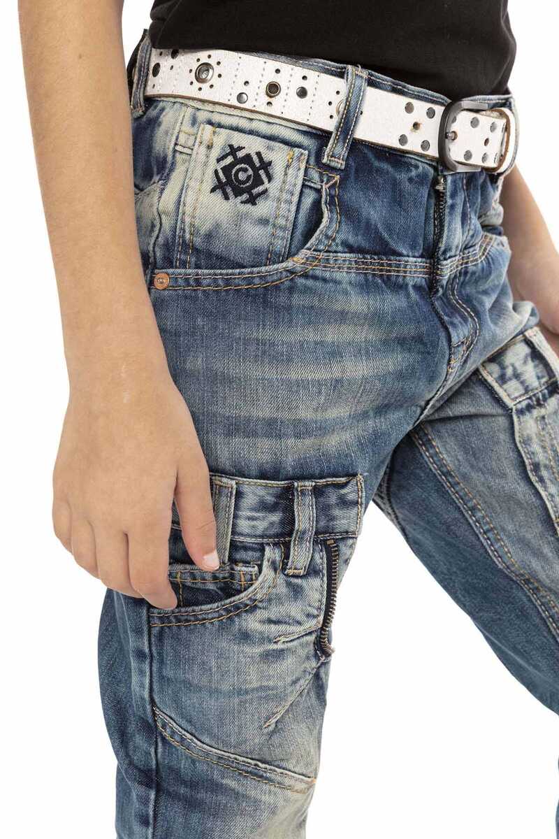 CDK114 Blue Jungen Jeans Fit regolare
