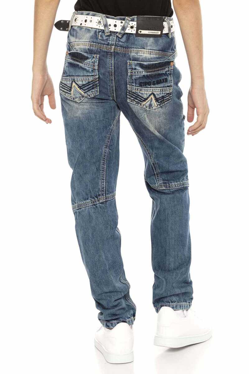 CDK114 Blue Jungen Jeans Fit regolare