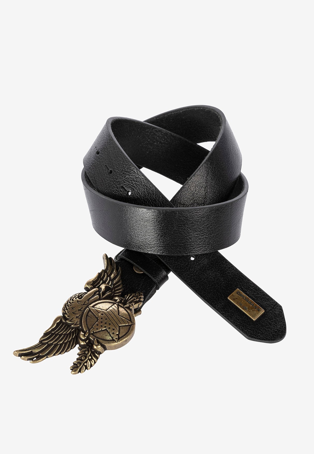 CG169 Cintura in pelle maschile con fibbia di metallo