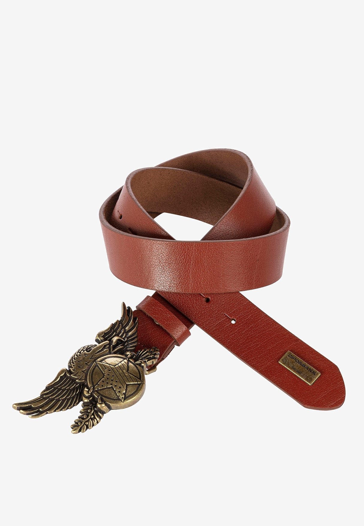 CG169 Cintura in pelle maschile con fibbia di metallo