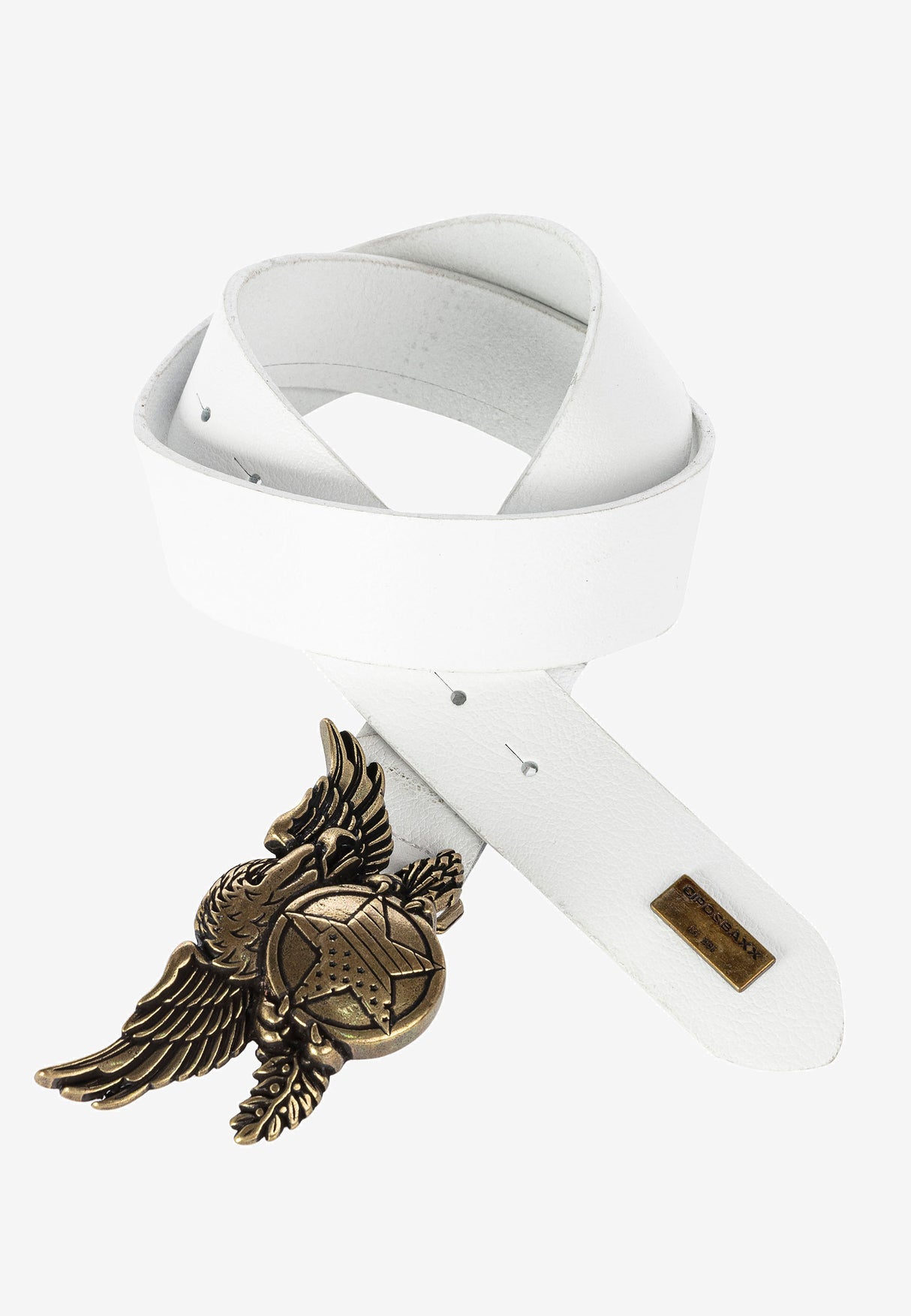 CG169 Cintura in pelle maschile con fibbia di metallo