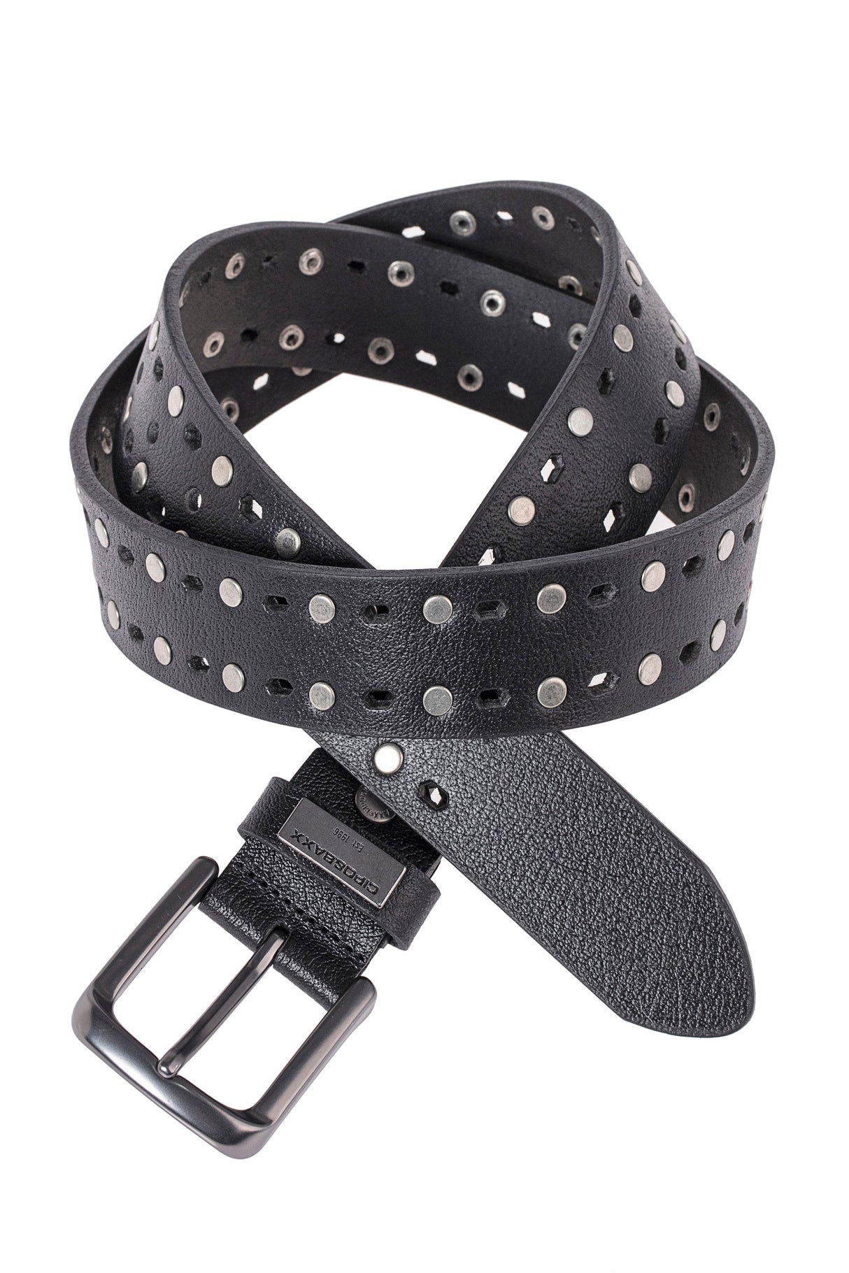 CG180 Ceinture en cuir pour hommes avec rivets cools