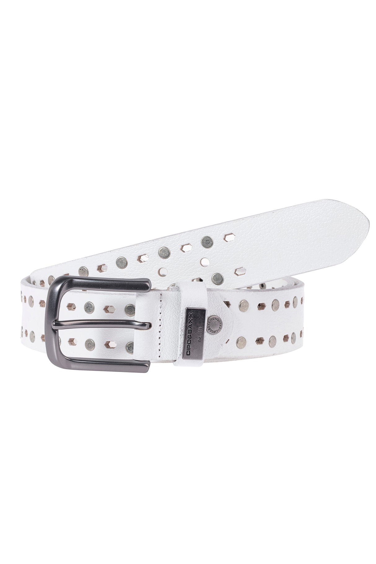 CG180 Ceinture en cuir pour hommes avec rivets cools