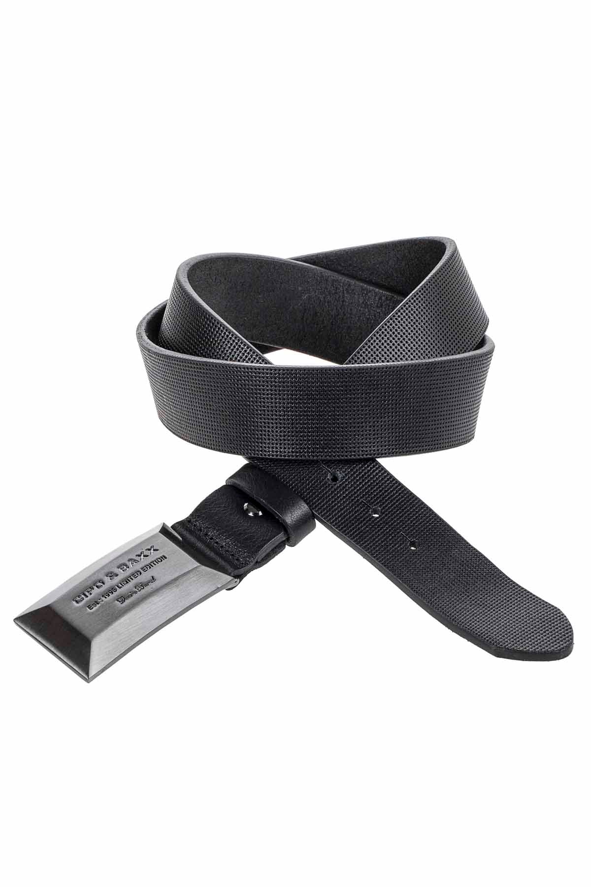 CG195 Ceinture homme motif boucle robuste