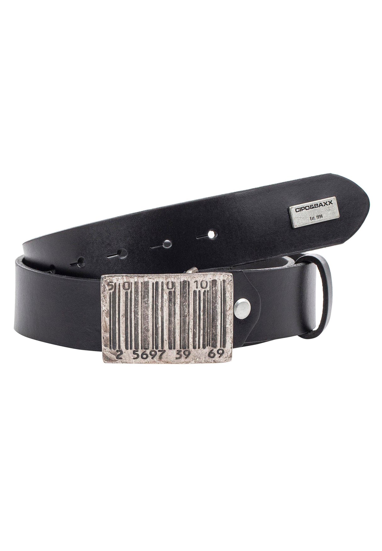 CG201 Ceinture homme avec boucle code-barres