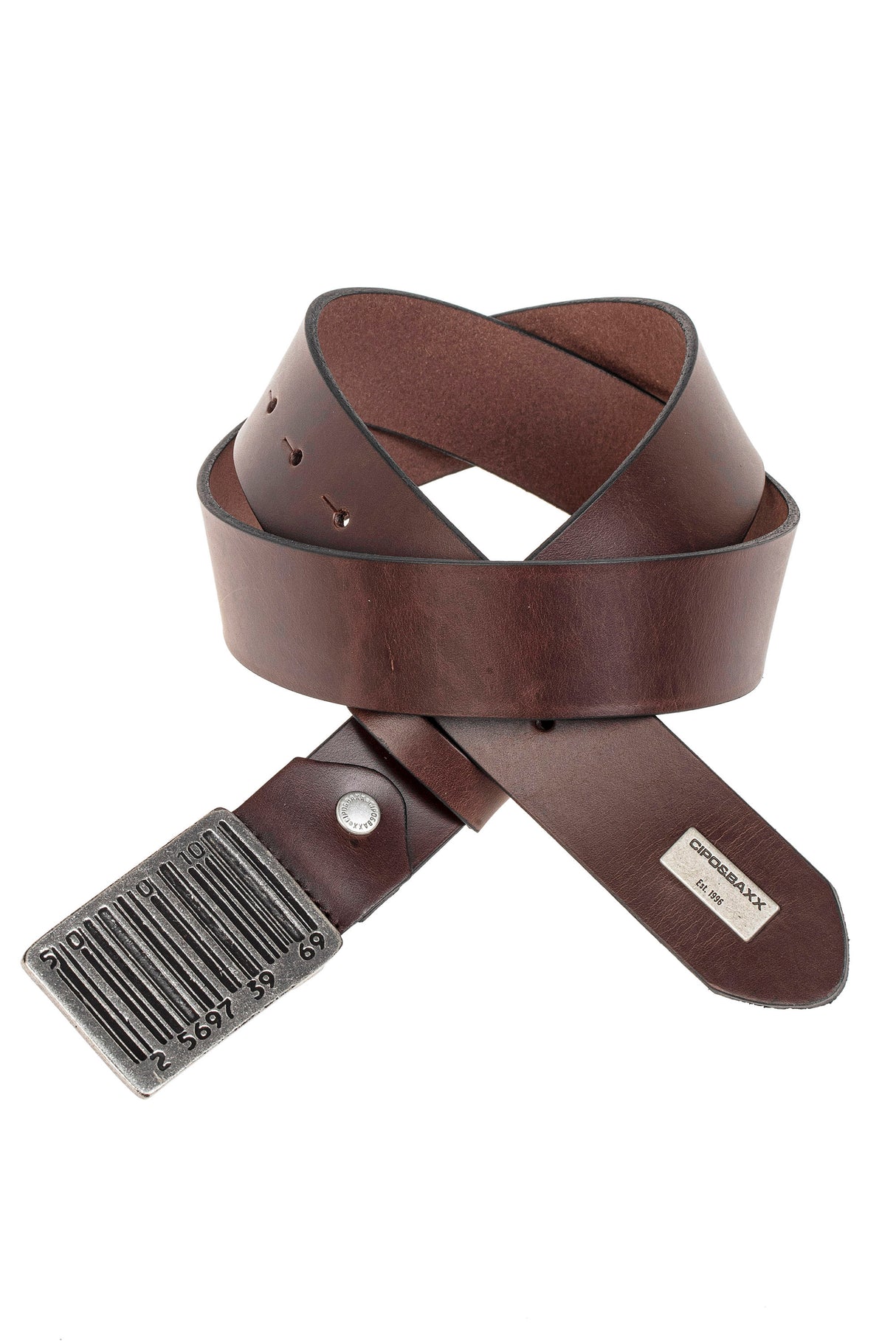 CG201 Ceinture homme avec boucle code-barres
