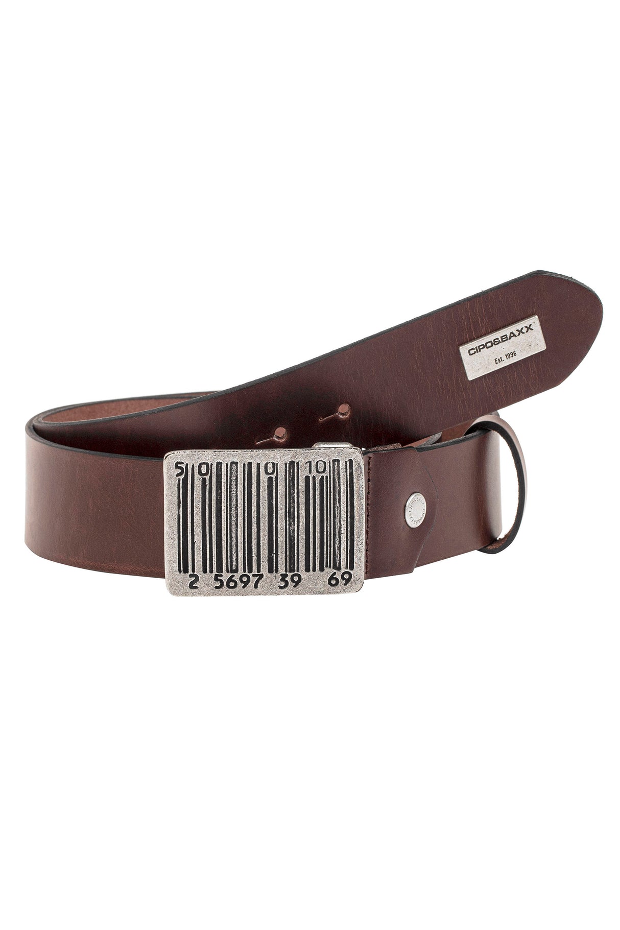 CG201 Ceinture homme avec boucle code-barres