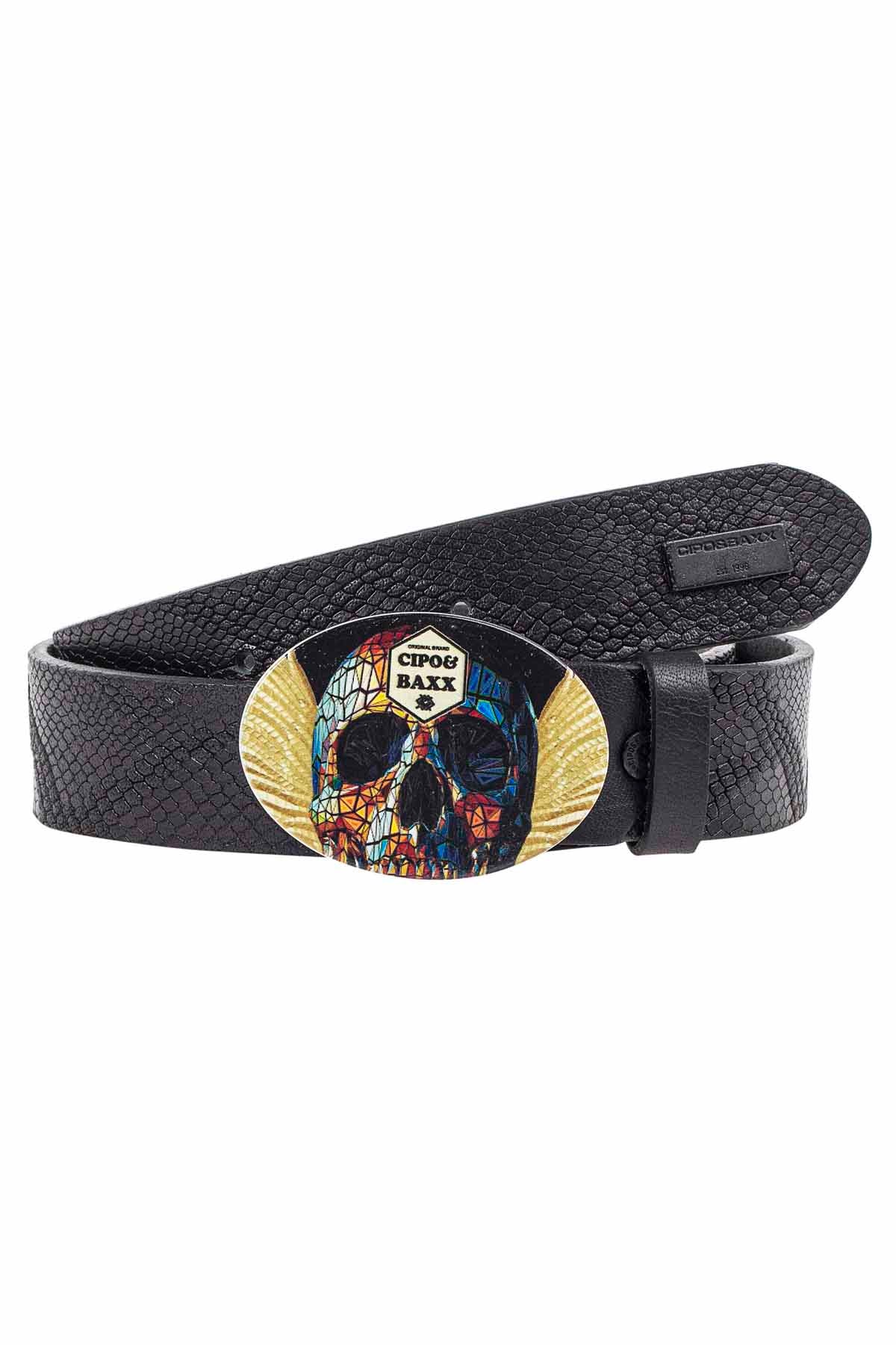 CG202 Men’s Belt with Metal Patch