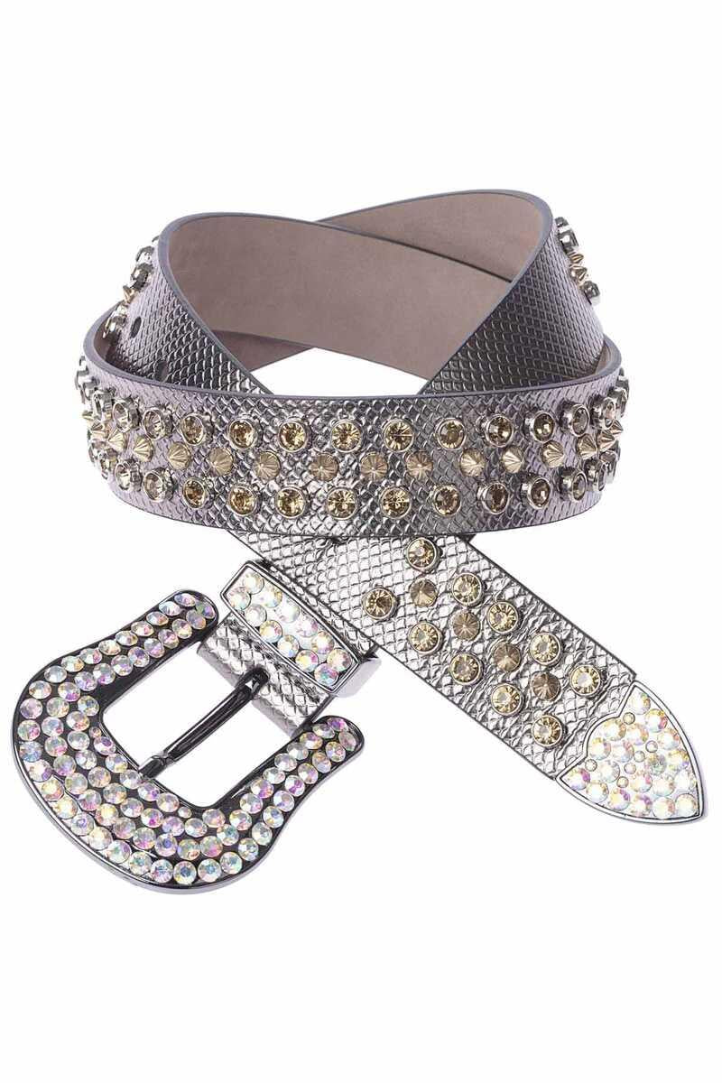 CG208 men belt with premium silver