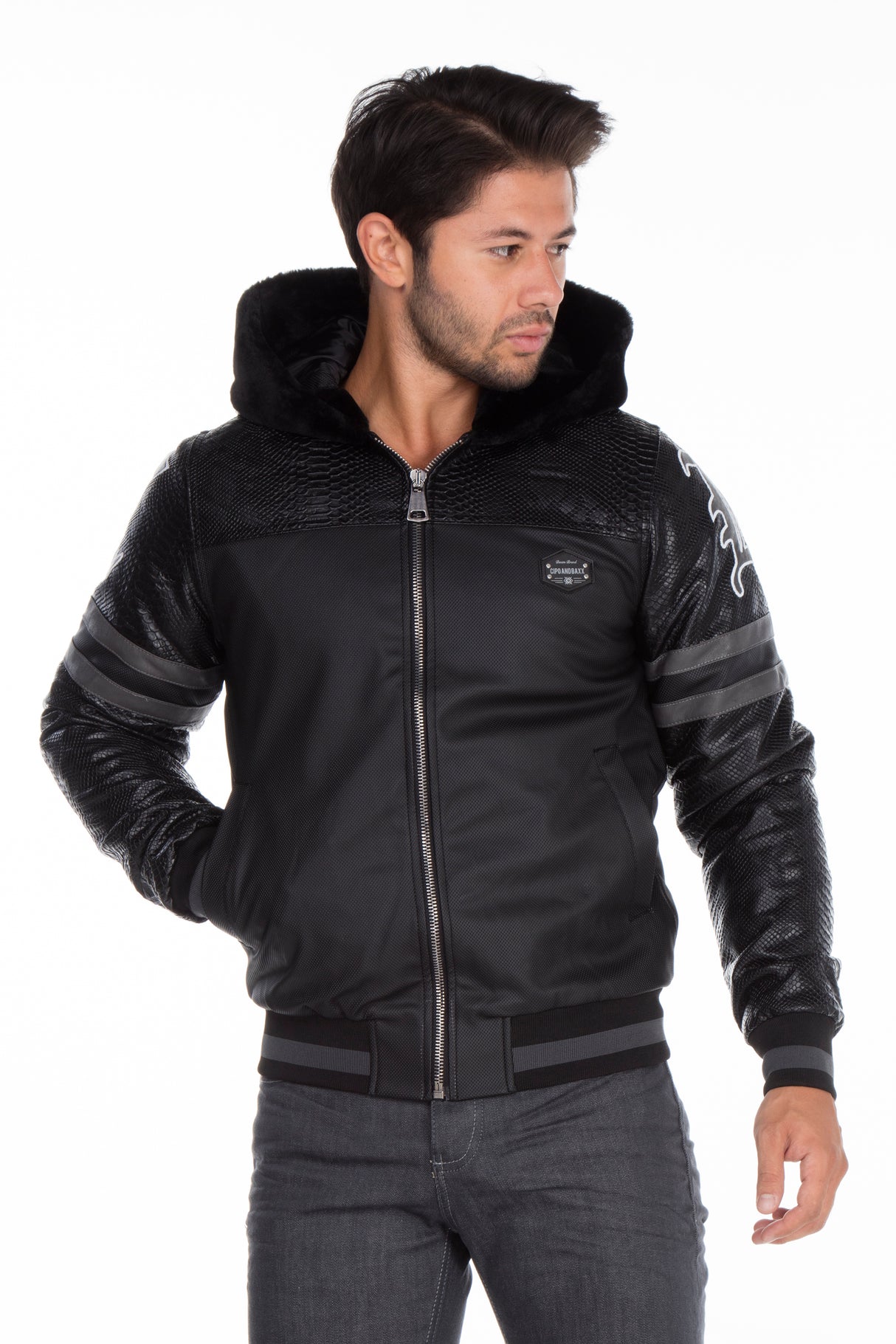 CJ177 Black Herren Jacke
