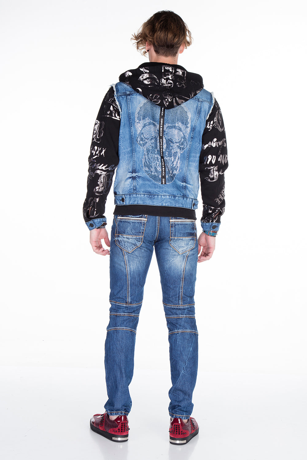 CJ181 Chaqueta de hombres azules