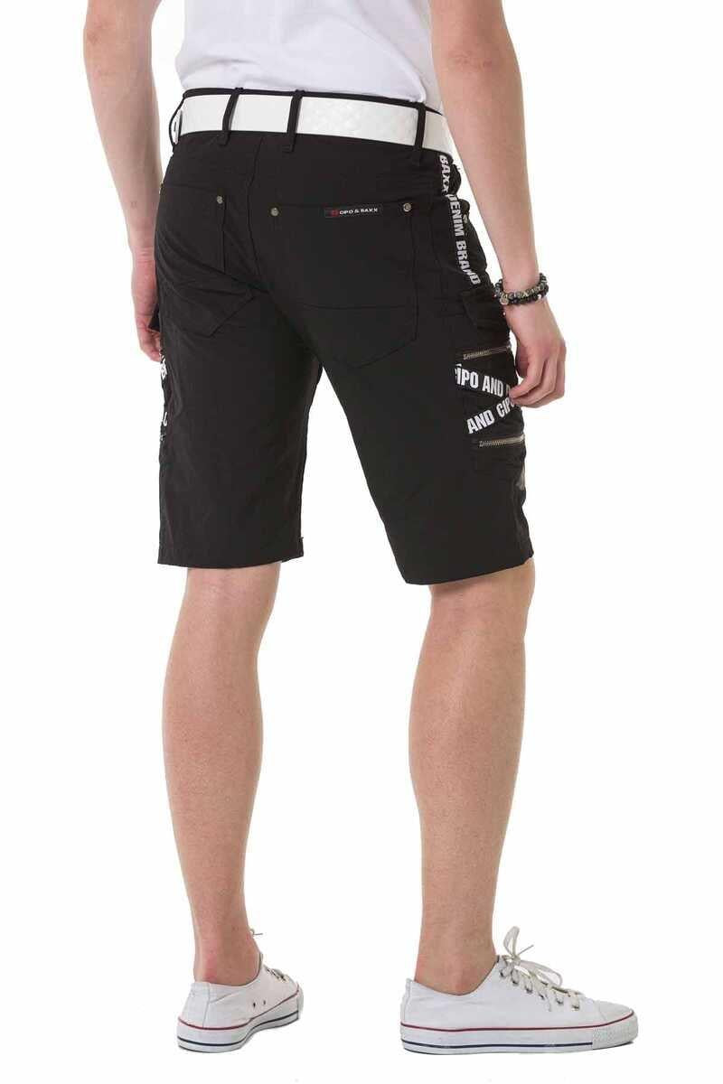 CK253 Pantaloncini Capri Uomo con Tasche Cargo