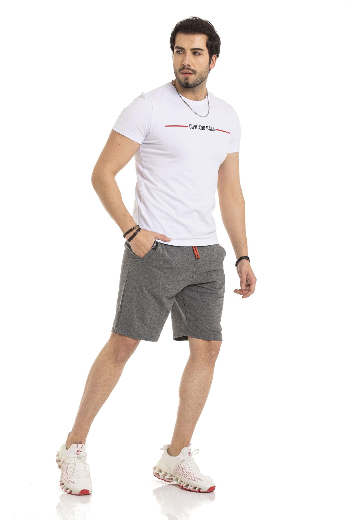 CK271 Herren Capri Shorts Casual Look