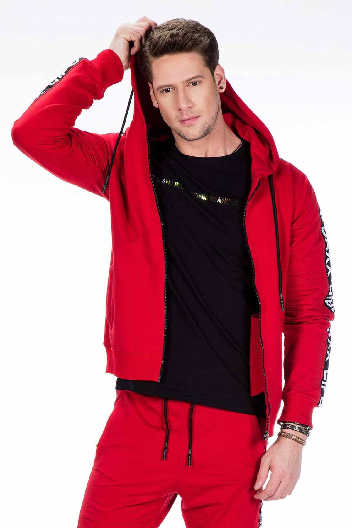 CL292 men's sweat jacket in a classic sports look