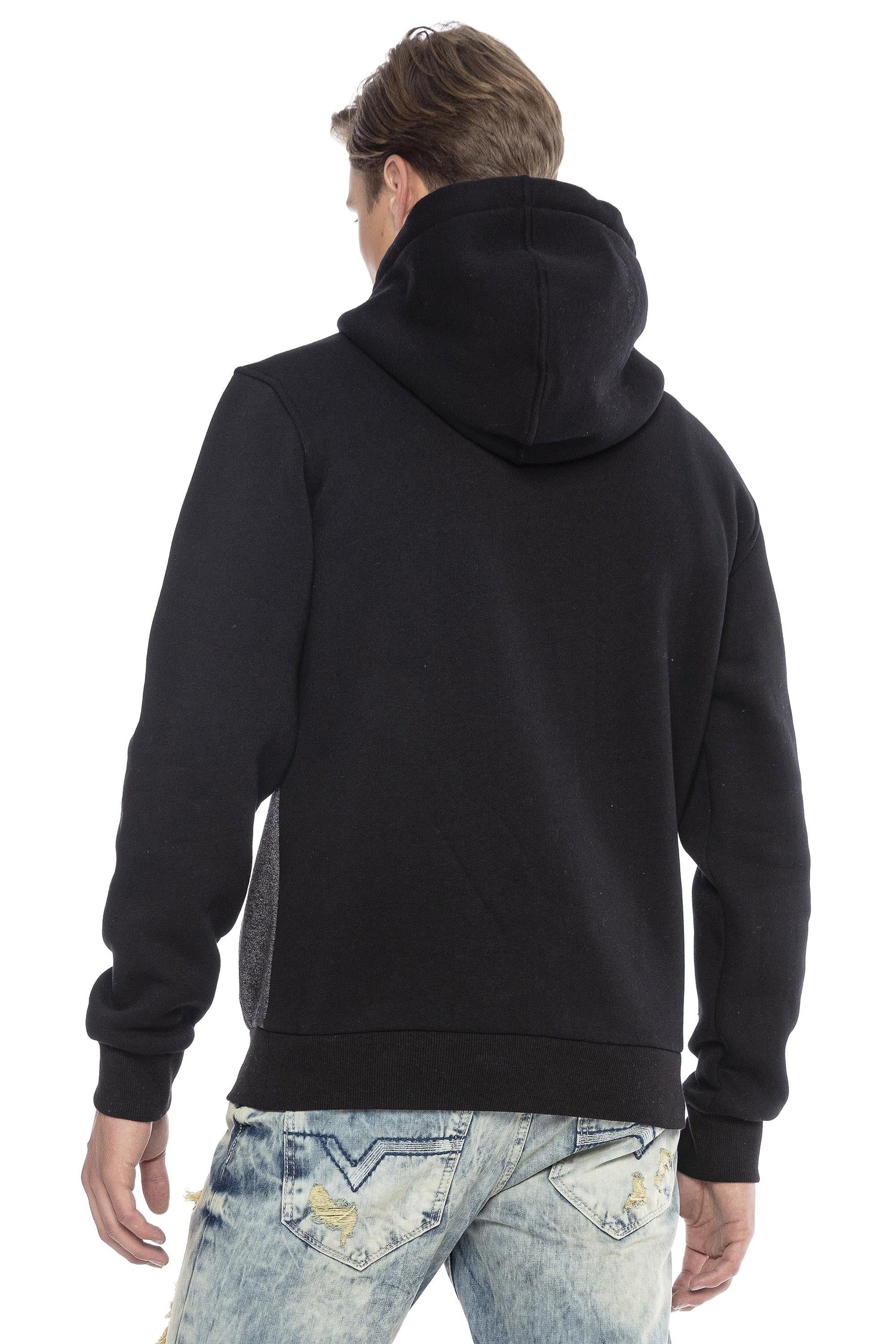 CL430 Hombres Bloqueo de color de sudadera con capucha