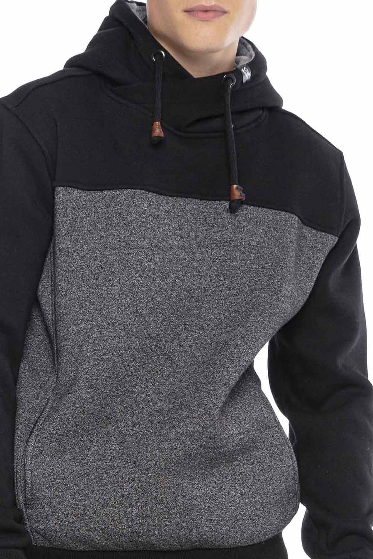 CL430 Hombres Bloqueo de color de sudadera con capucha