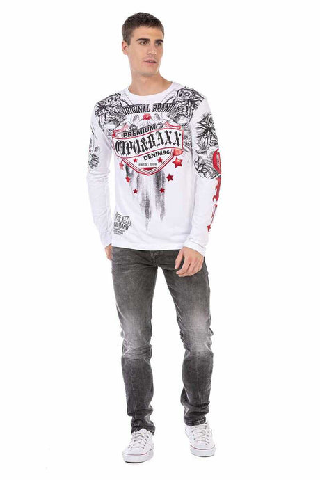 CL450 bluza męska z nadrukiem