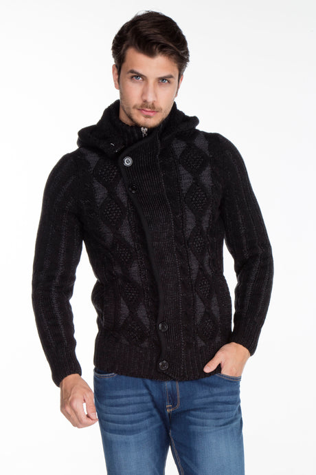 CP161 sweter męski rozpinany