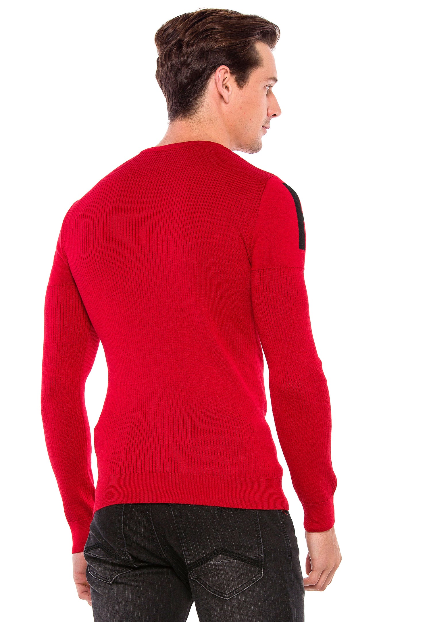 CP202 sweter męski z napisem