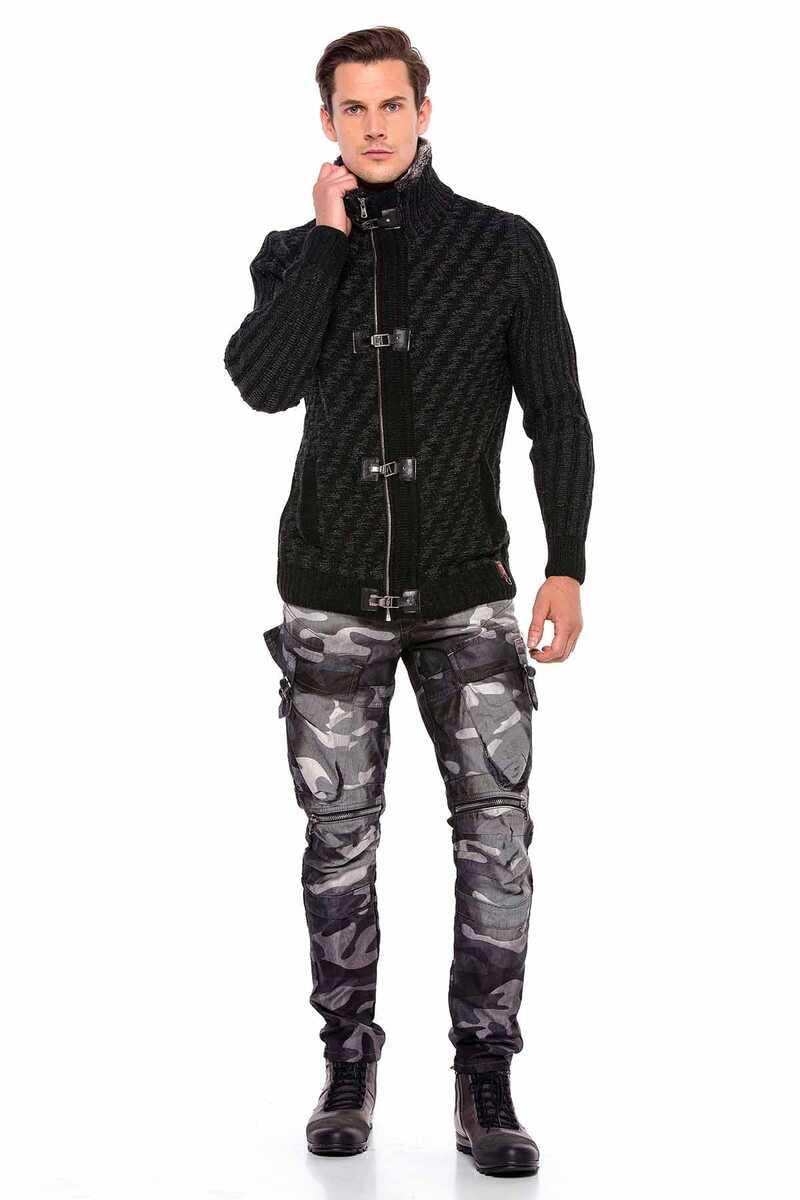 CP213 GRIS PULL-OVER HOMME