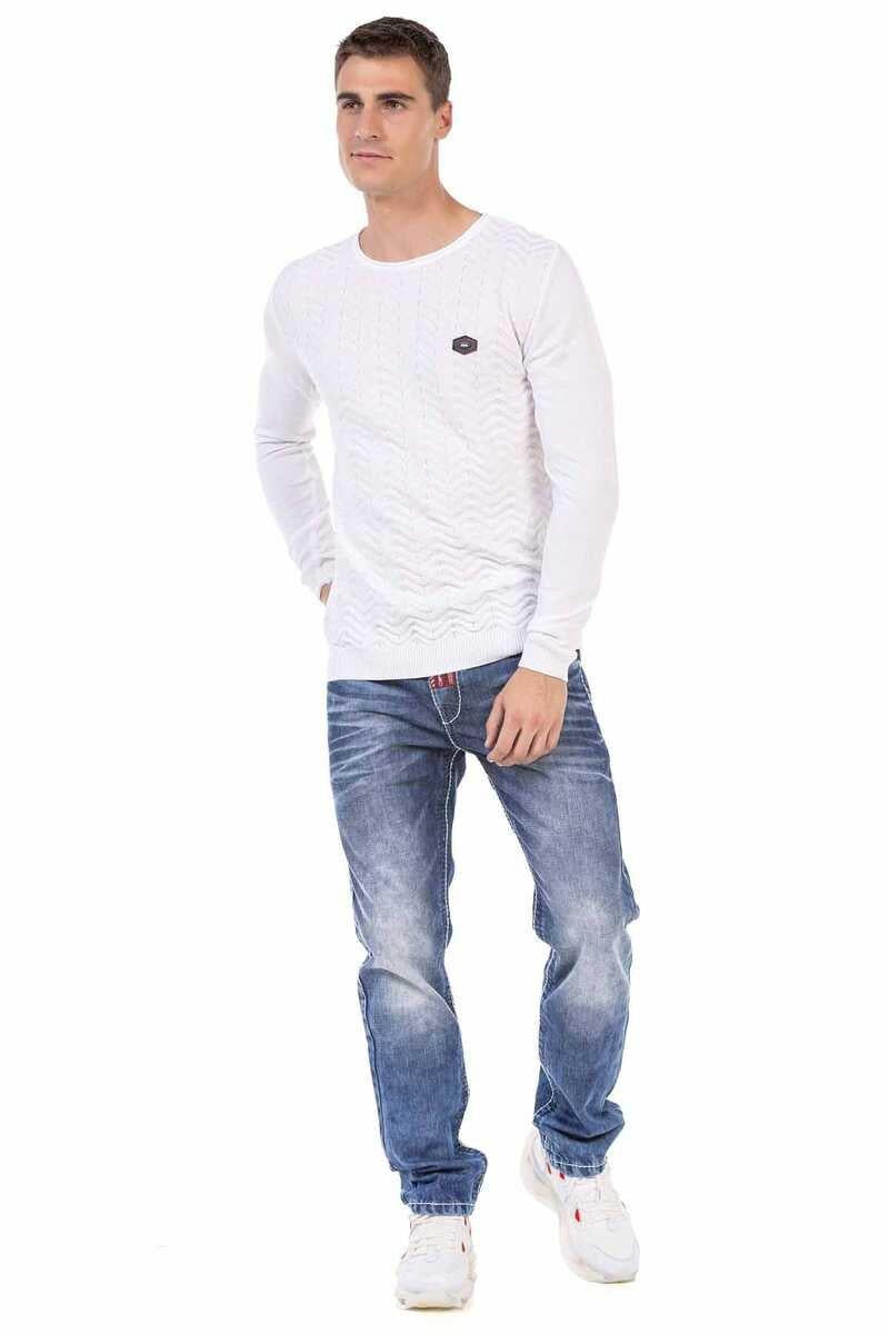 CP240 sweter męski klasyczny