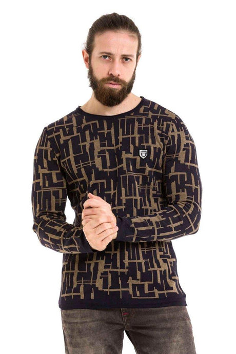 CP277 sweter męski klasyczny