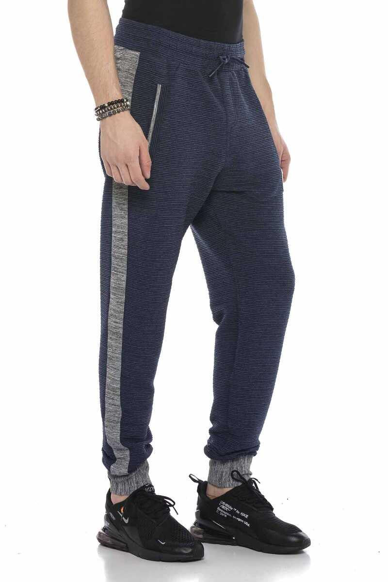 CR120 Men Pantalon de jogging avec des bandes latérales à la mode