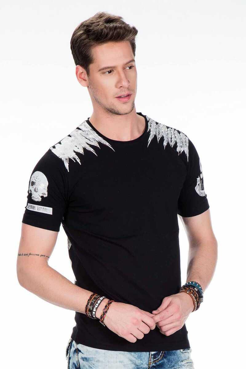 CT409 Herren T-Shirt mit Allover Print