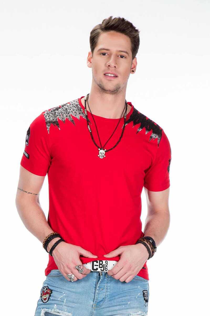 CT409 Herren T-Shirt mit Allover Print