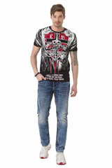 CW102 Herren Jeansweste mit coolem Hemdkragen