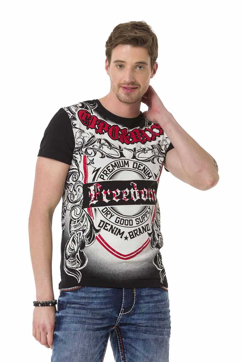 CT690 Heren T-shirt met coole Prints
