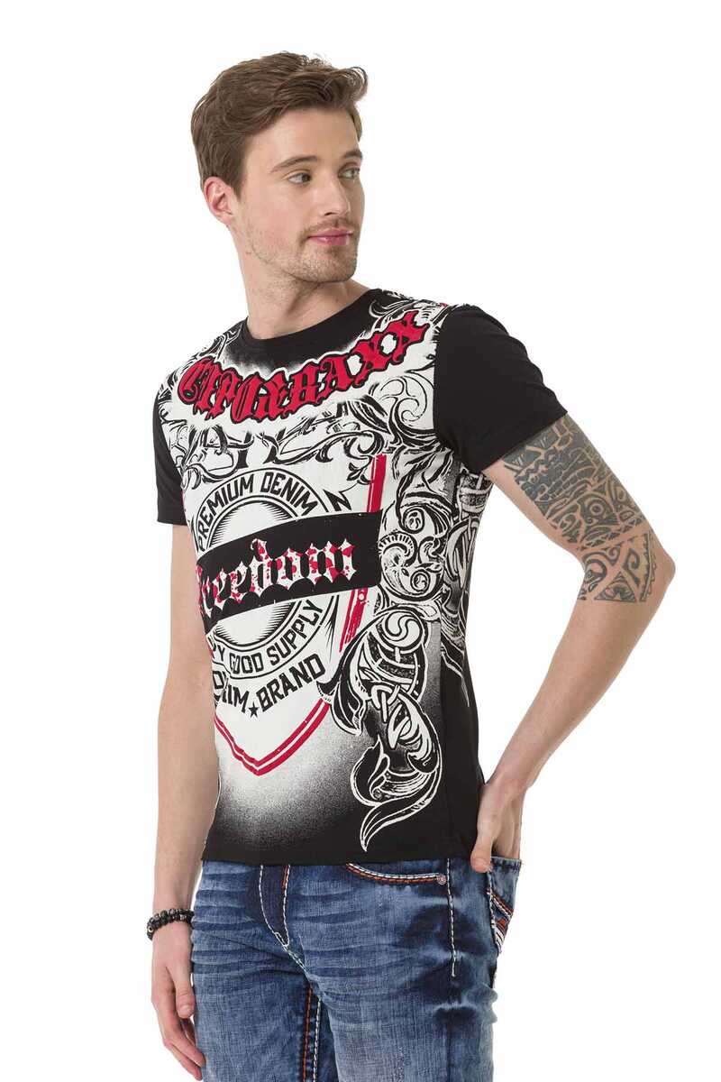 CT690 Heren T-shirt met coole Prints